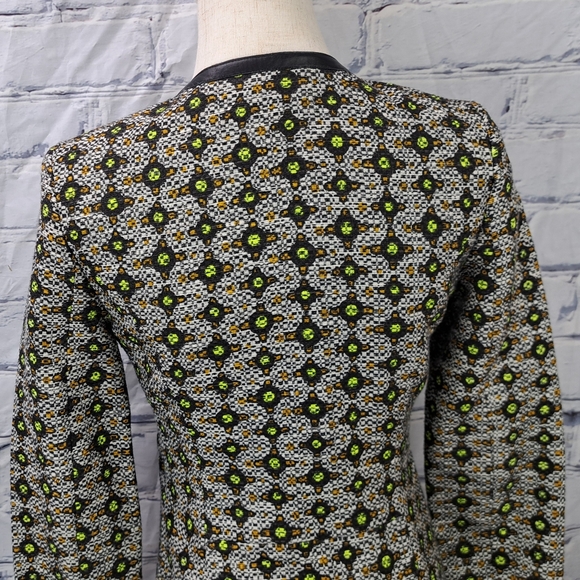 Guess by Marciano Women's Blazer Coat Jacket Asymmetrical Zip Cotton Linen 2 US - Picture 8 of 15